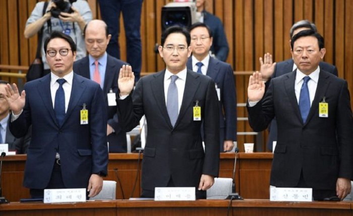 South Korean firms face rare corruption hearing